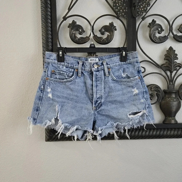 Agolde Parker Vintage Cut Off Short In Swapmeet - Picture 5 of 11